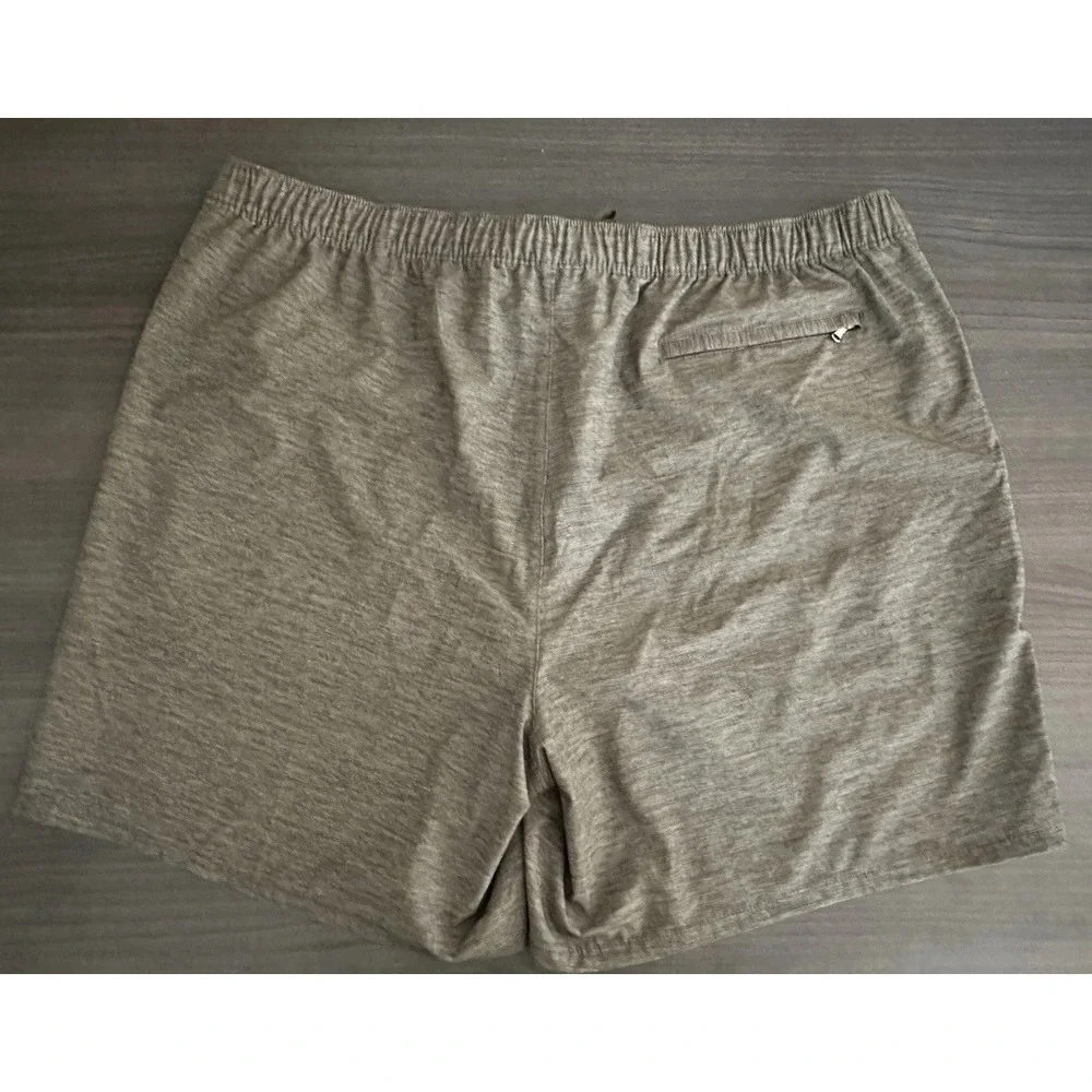 Lands End Men Unlined Hybrid Swim Shorts Green XXL 44‎ 46 Water Repellent Fabric